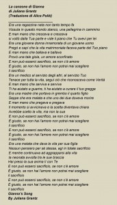 Testo Canzone